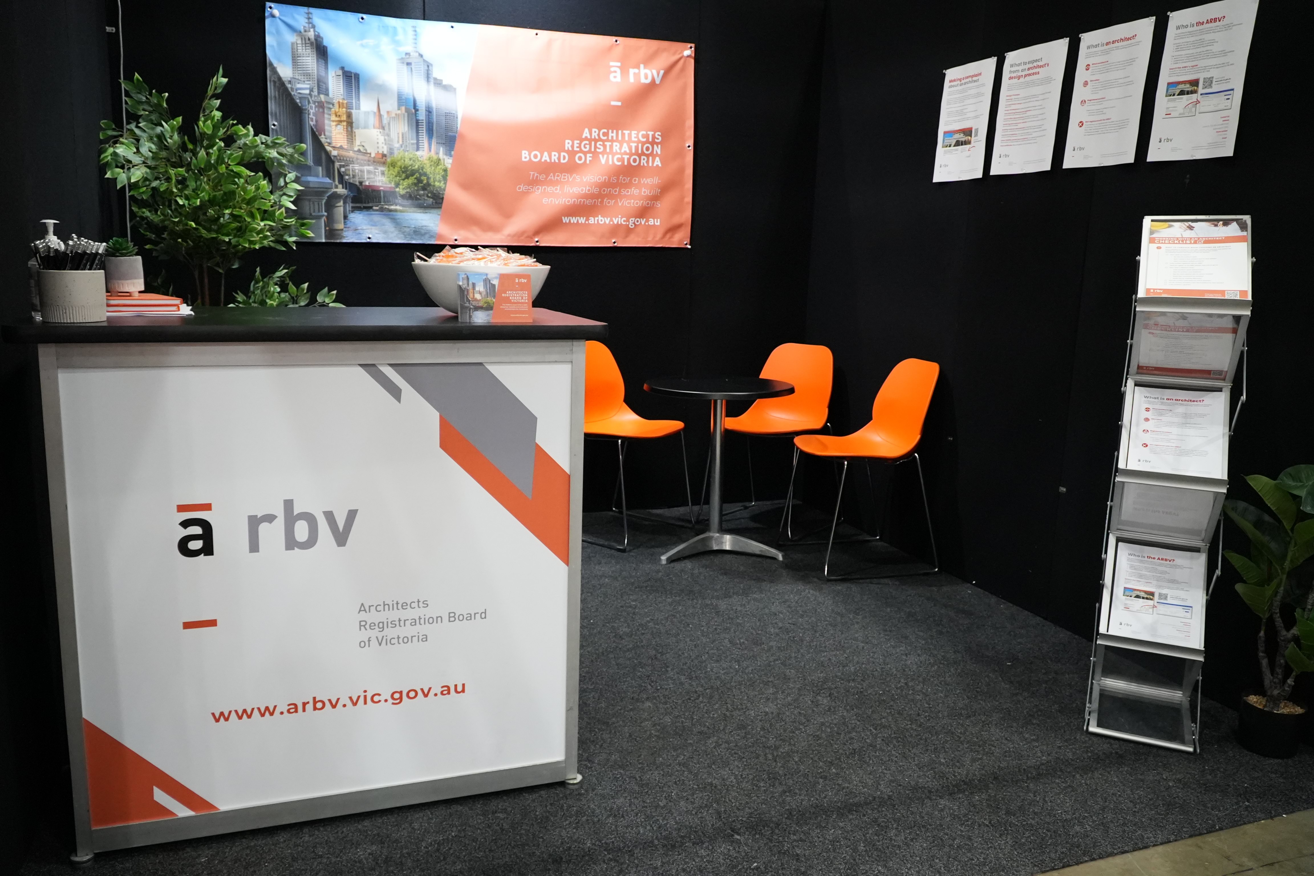 The ARBV stall for the Melbourne Home Show